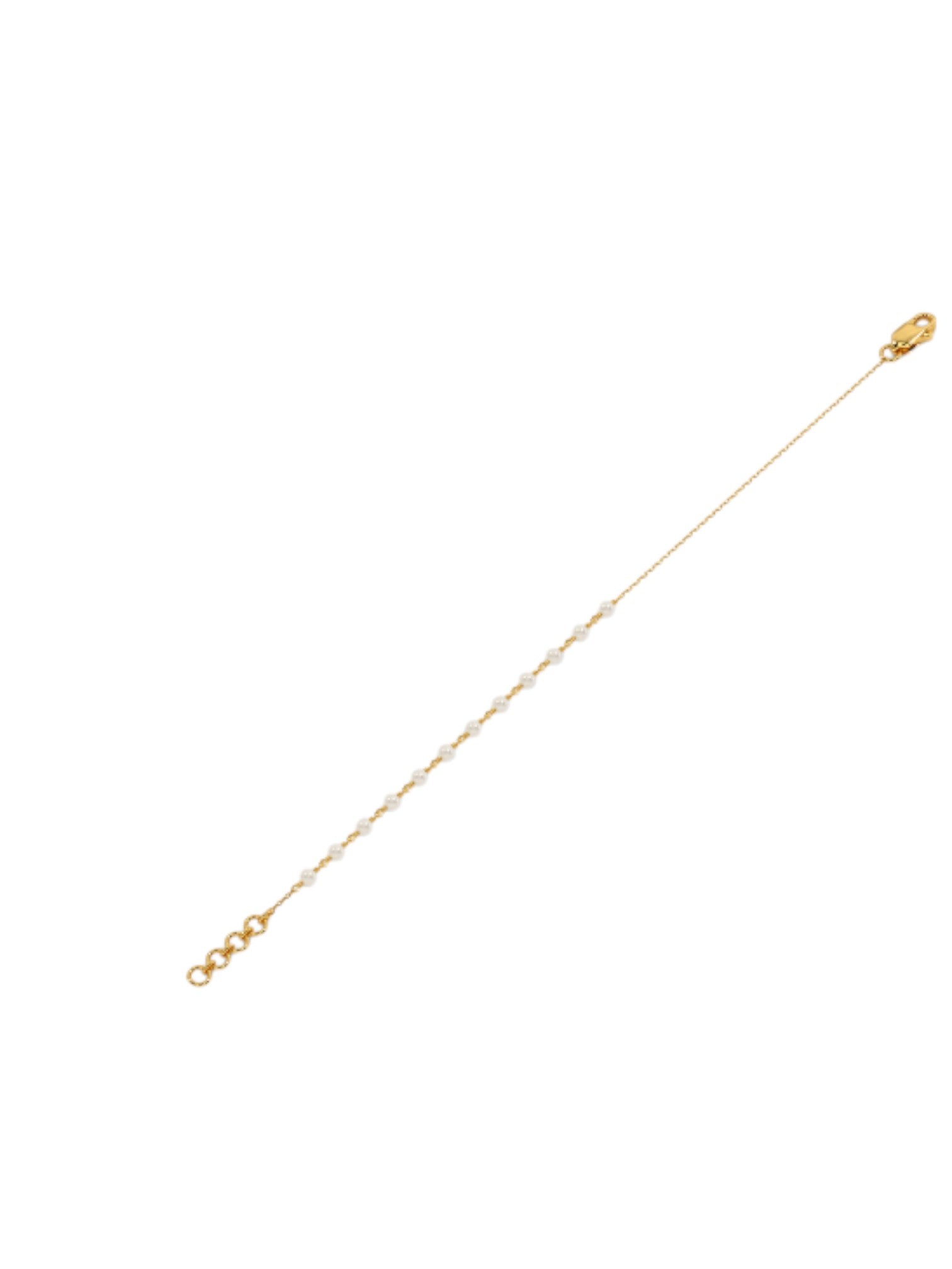 Pearl Elegant Bracelet Gold Plated Charm Bracelets 925 Sterling Silver For Women By Kesardeep